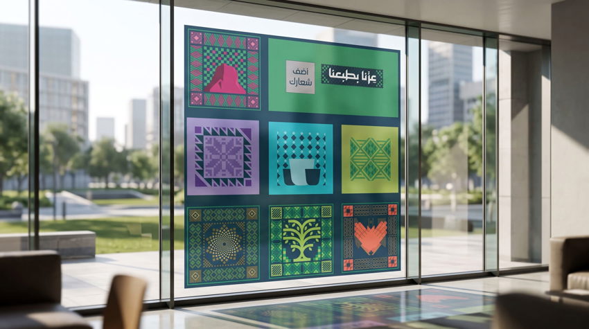 Saudi National Day Window Stickers