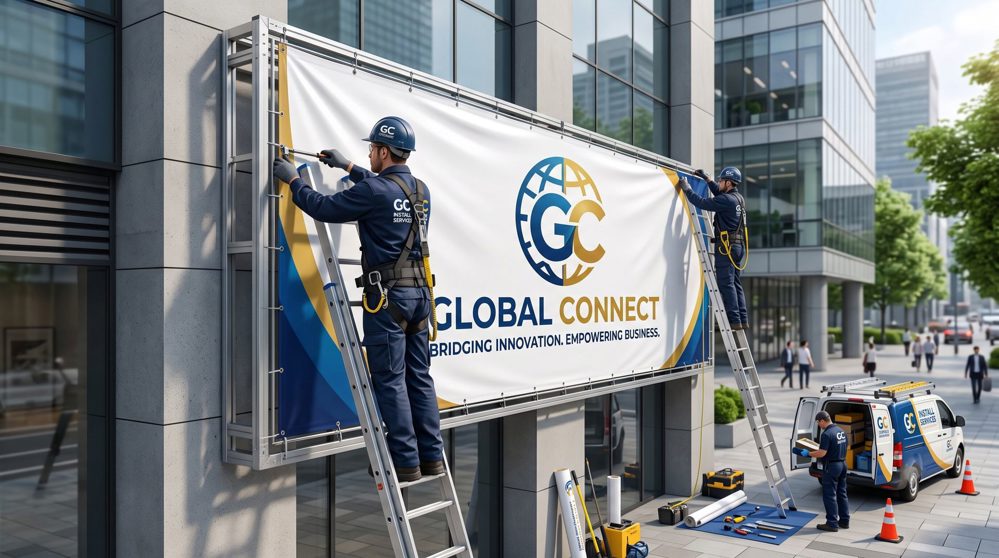 Installation & Removal of banners & stickers