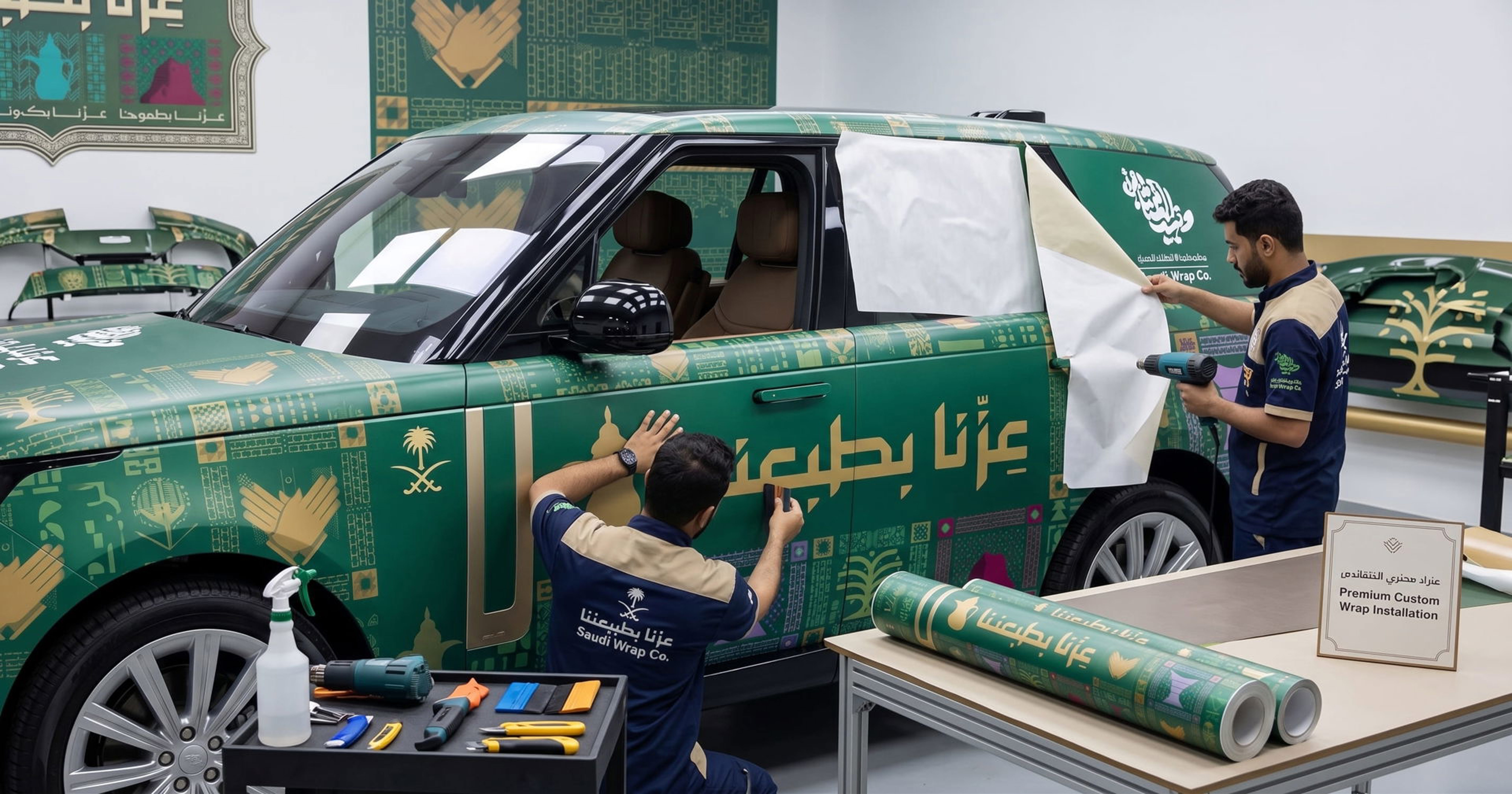 Saudi National Day 96 — Car Branding