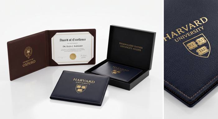 Leather Certificate Holder