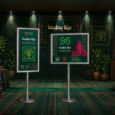 Freestanding Sign Stand  In  Riyadh