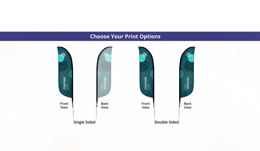 Premium double-sided flag with correct design on both sides in Riyadh