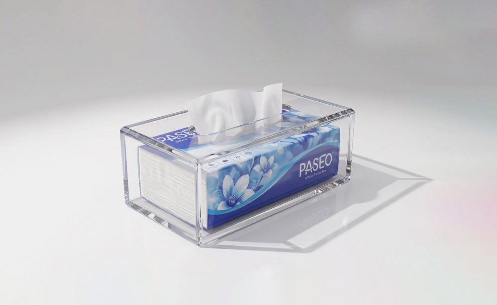Acrylic Tissue Box Holder