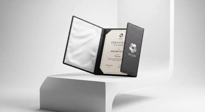 Leather Certificate Holder