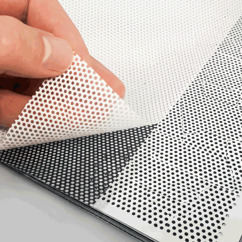  One Way Vision / Perforated Window Stickers