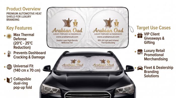 Car Shades with branding