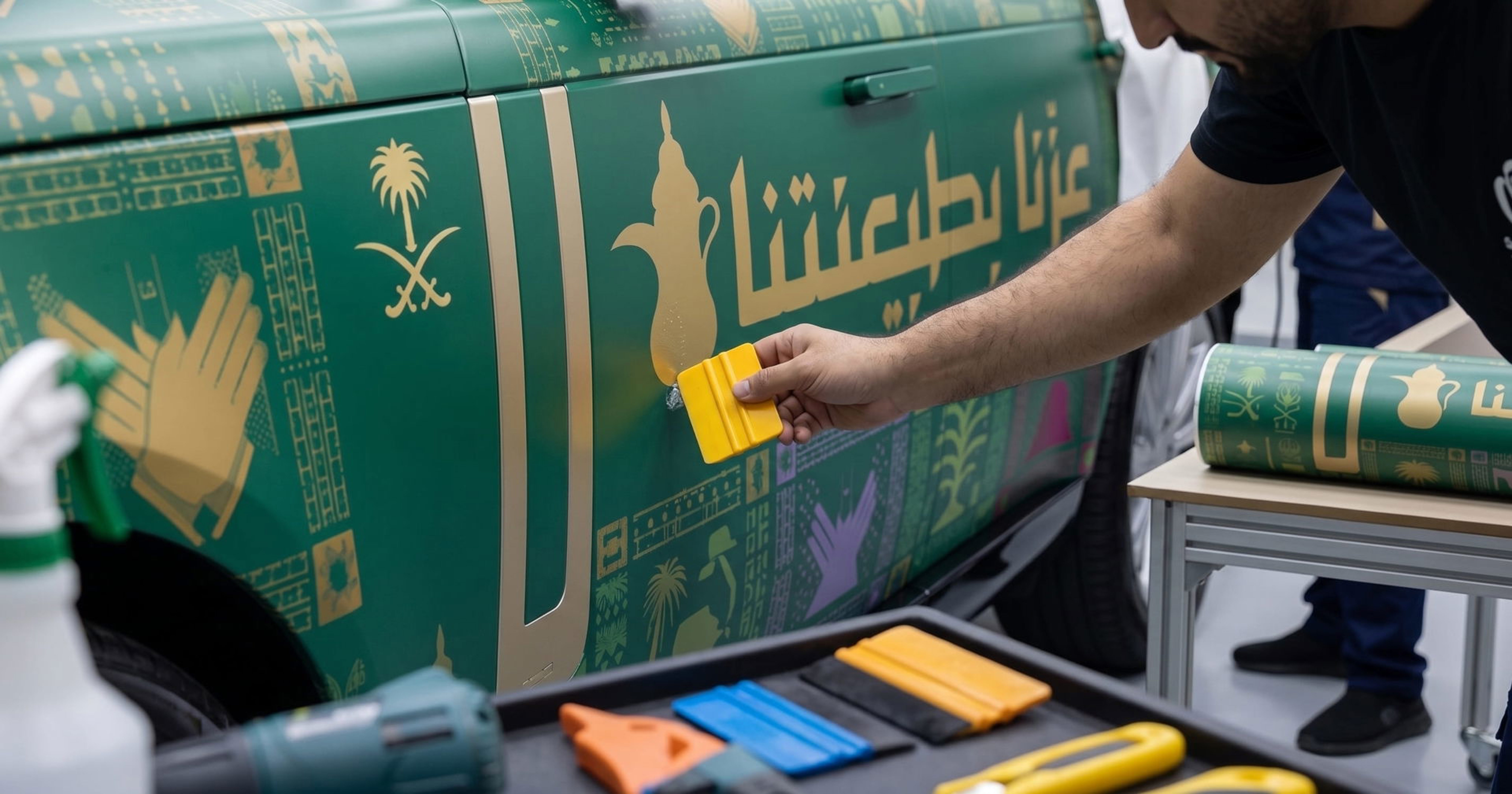 Saudi National Day 96 — Car Branding