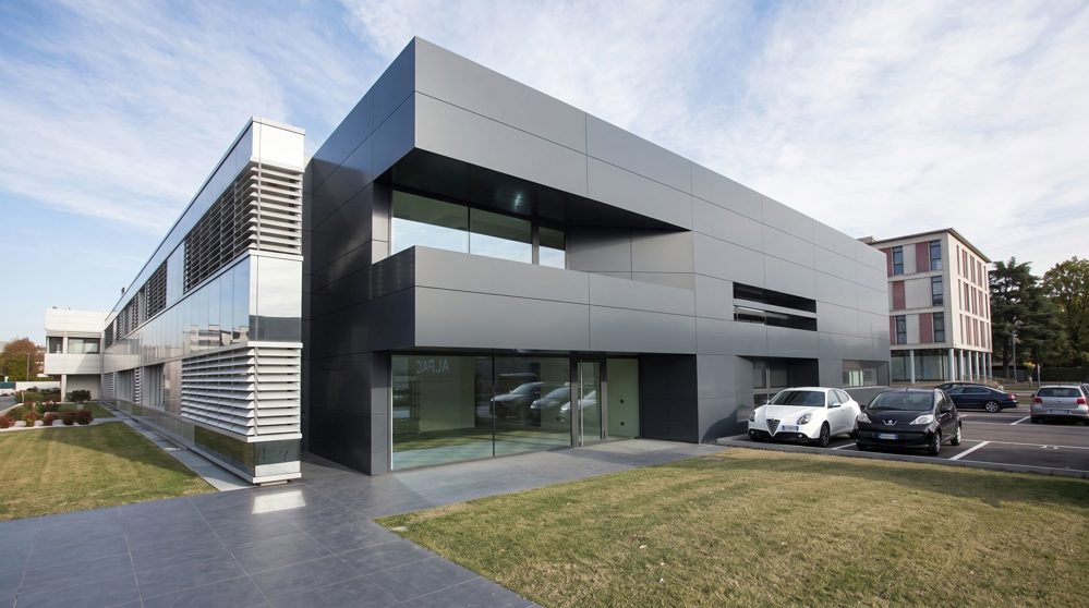 Alucobond structured façade
