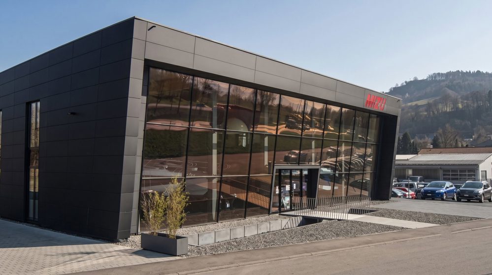 Alucobond structured façade
