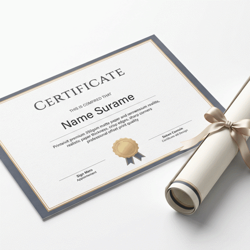 Certificates