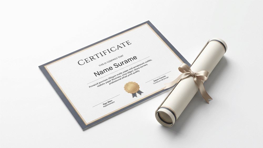 Certificates