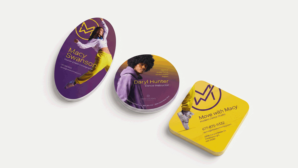 Die Cut Business Card